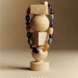 Sezane Morgane Necklace in Multi Ocean Blue